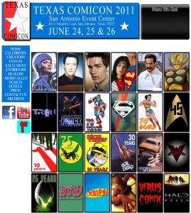 Texas Comic Con Website