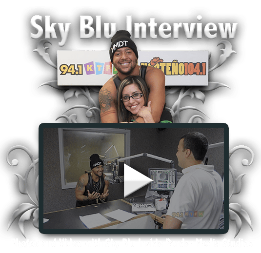 Sky Blu on 94.1 KTFM at Border Media Studios with Nick Russo