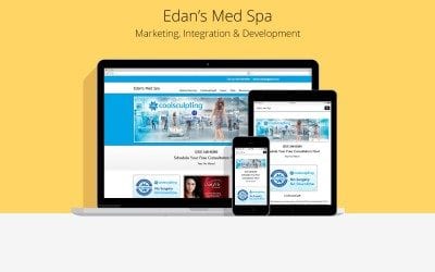 Edan’s Med Spa Custom Website Development