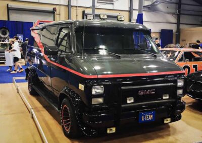 Photo of the A-Team Van at San Antonio Comic-Con and Car Show.