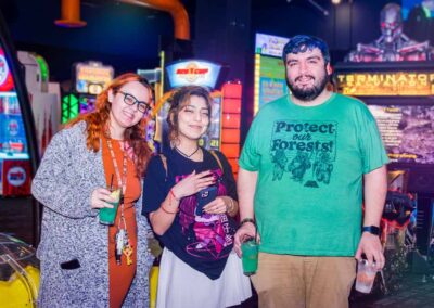 SuperNova Smoke Shop employees are partying at Dave and Busters.